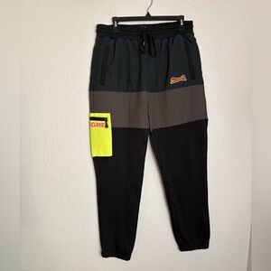 Le Tigre Black & Gray Palmer Sweatpant Jogger Black Size Large